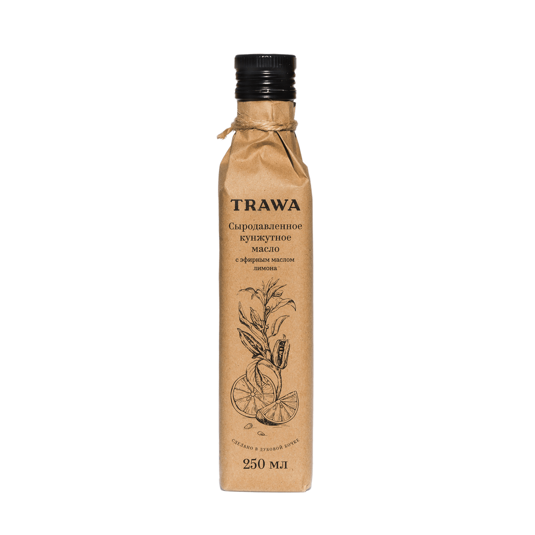 Масло Сыродавленное Кунжутное с Эфирным Маслом Лимона купить на сайте TRAWA
