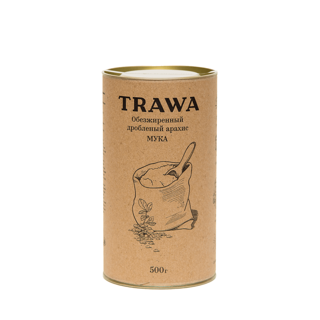 Обезжиренный и  дробленый Арахисовый орех (мука) купить на сайте TRAWA