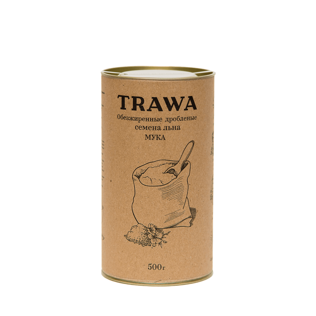 Льняная мука (каша) купить на сайте TRAWA