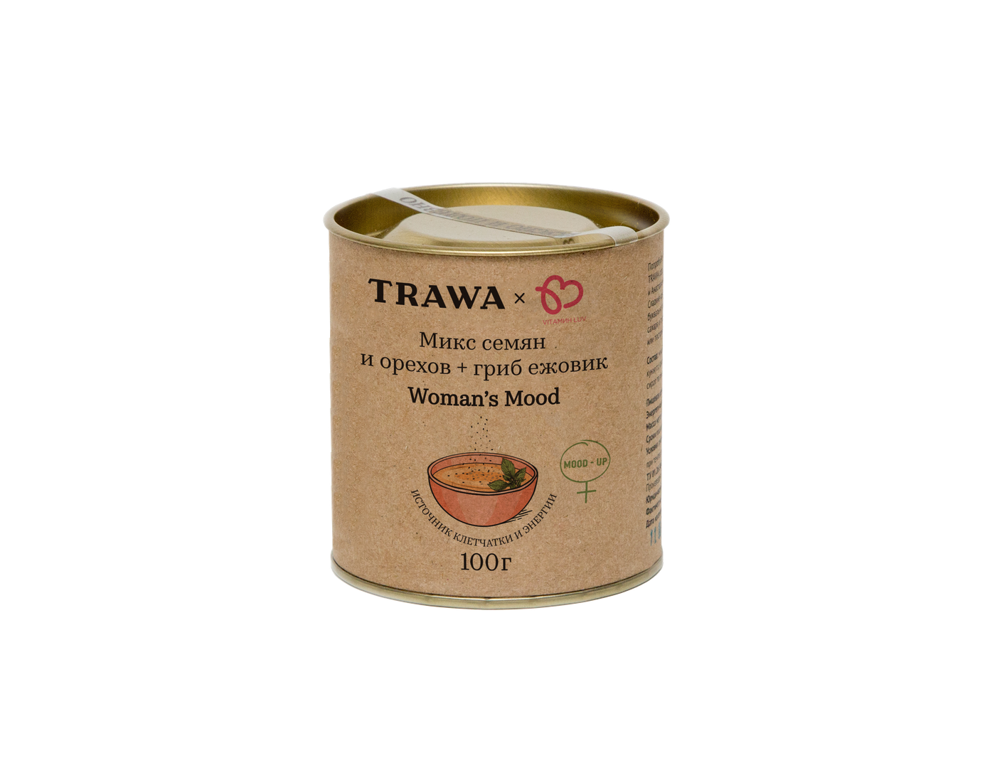 Woman's Mood Микс семян, орехов + гриб ежовик купить на сайте TRAWA
