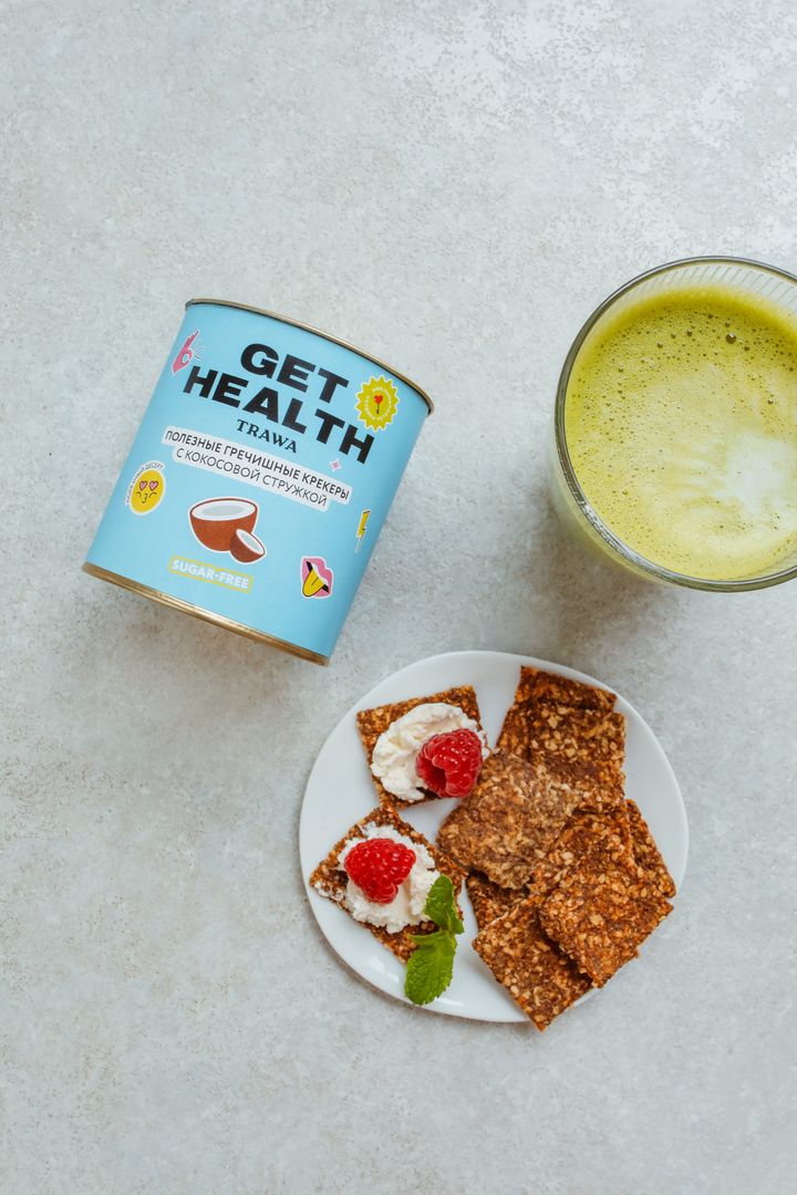 Сладкие Гречишные Крекеры от Нутрициологов Get Health  купить онлайн на сайте TRAWA