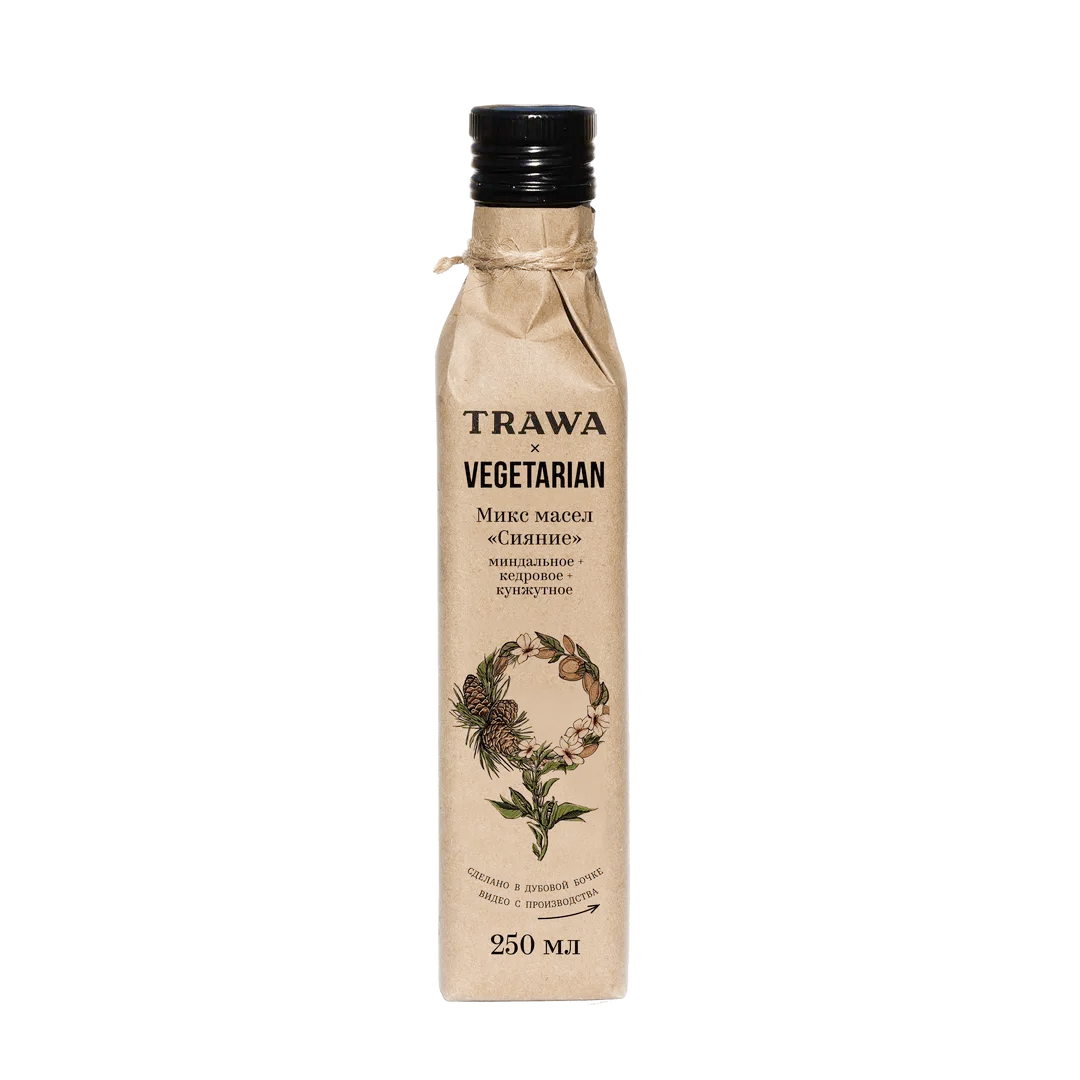 "СИЯНИЕ" женский микс сыродавленных масел от Trawa & Vegetarian купить на сайте TRAWA