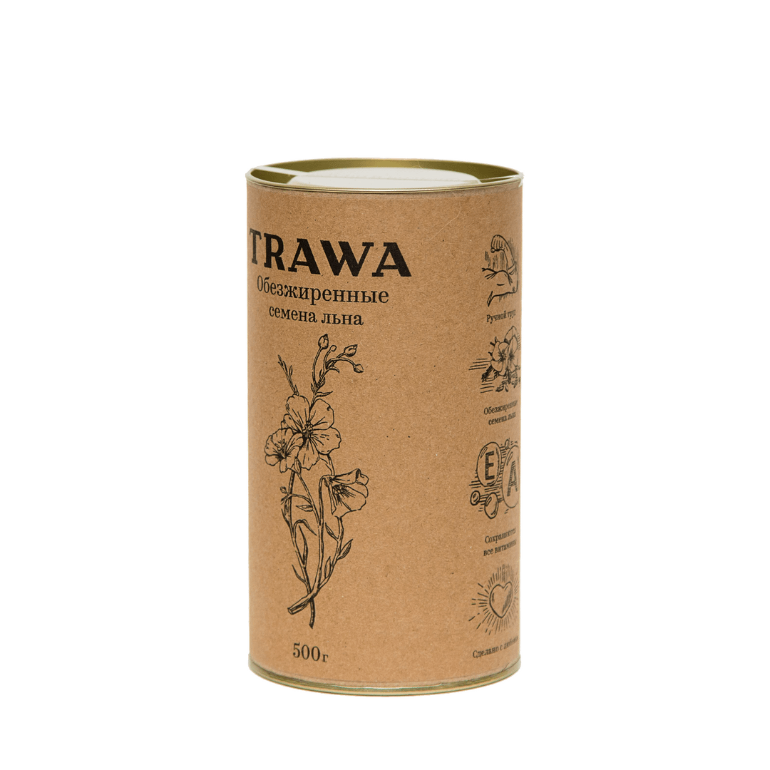Обезжиренные семена льна купить онлайн на сайте TRAWA