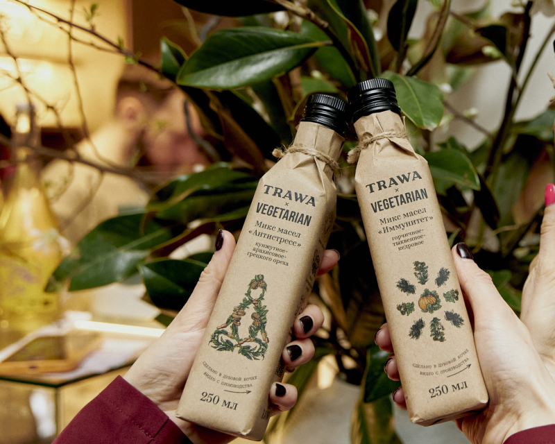 Новые масла TRAWA&Vegetarian: «Антистресс» и «Иммунитет»  - TRAWA