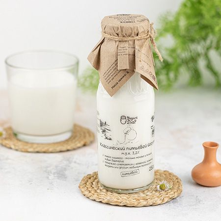 Классический Питьевой Йогурт 3,2% (250г)  купить на сайте TRAWA