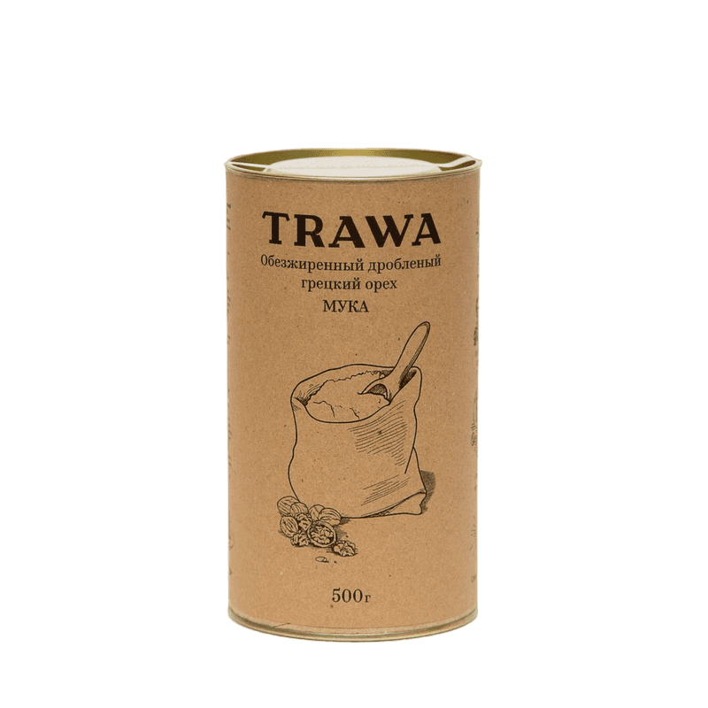 Обезжиренный и Дробленый Грецкий Орех (мука) купить на сайте TRAWA