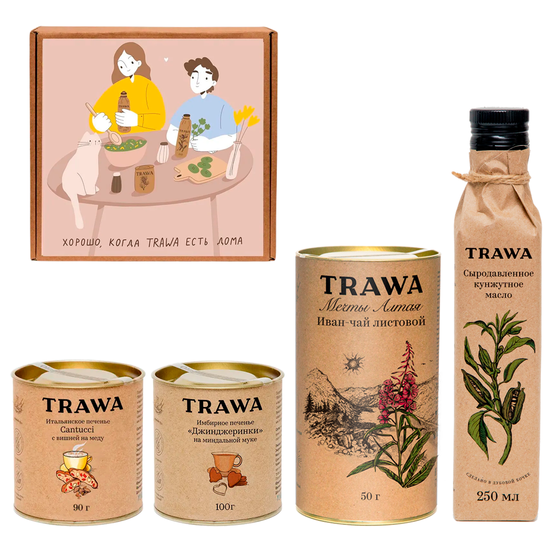 Подарочный набор «С любовью» купить на сайте TRAWA