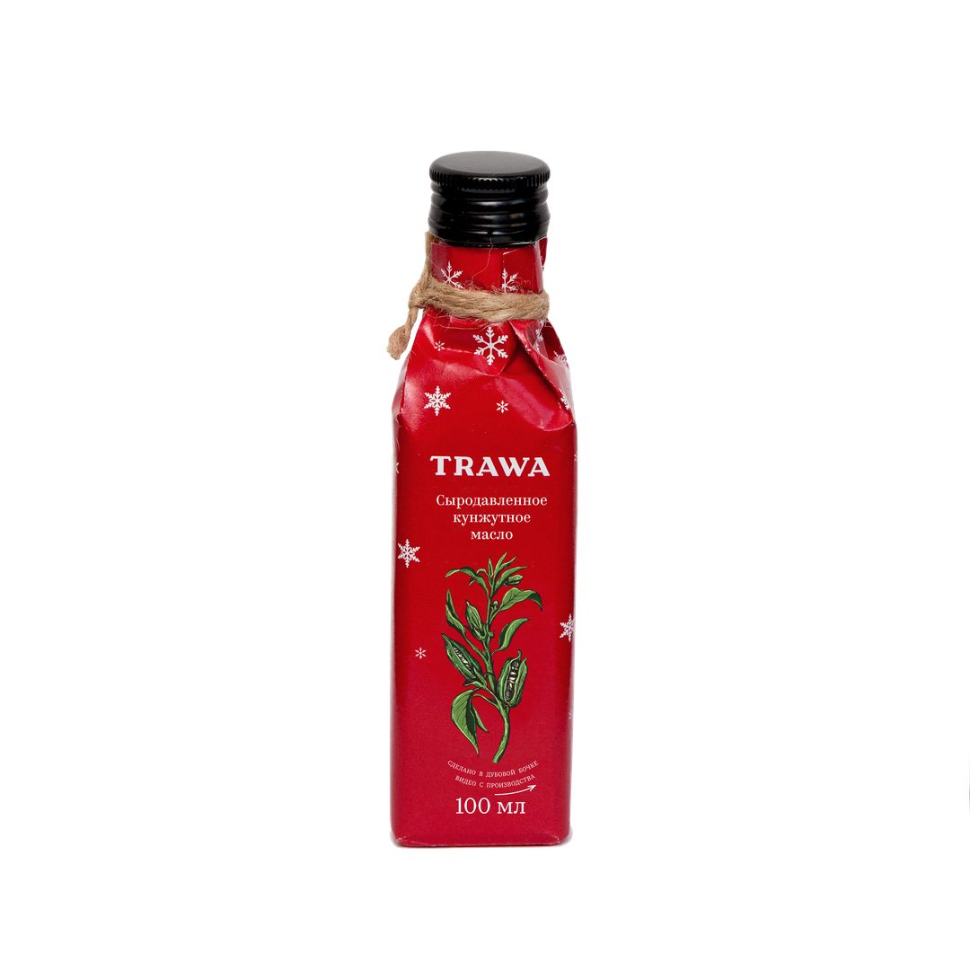 Масло КУНЖУТНОЕ сыродавленное в новогодней упаковке купить на сайте TRAWA