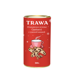 Печенье Кантуччи С Сушенной Темной  Вишней, В Красном купить онлайн на сайте TRAWA