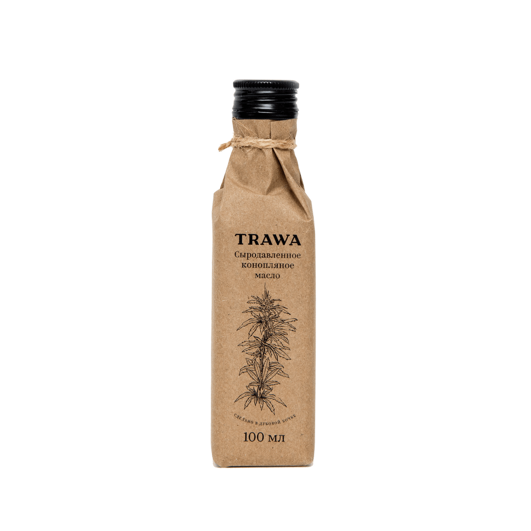 Масло Конопляное сыродавленное купить на сайте TRAWA