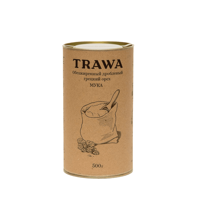 Обезжиренный и Дробленый Грецкий Орех ( мука ) купить на сайте TRAWA