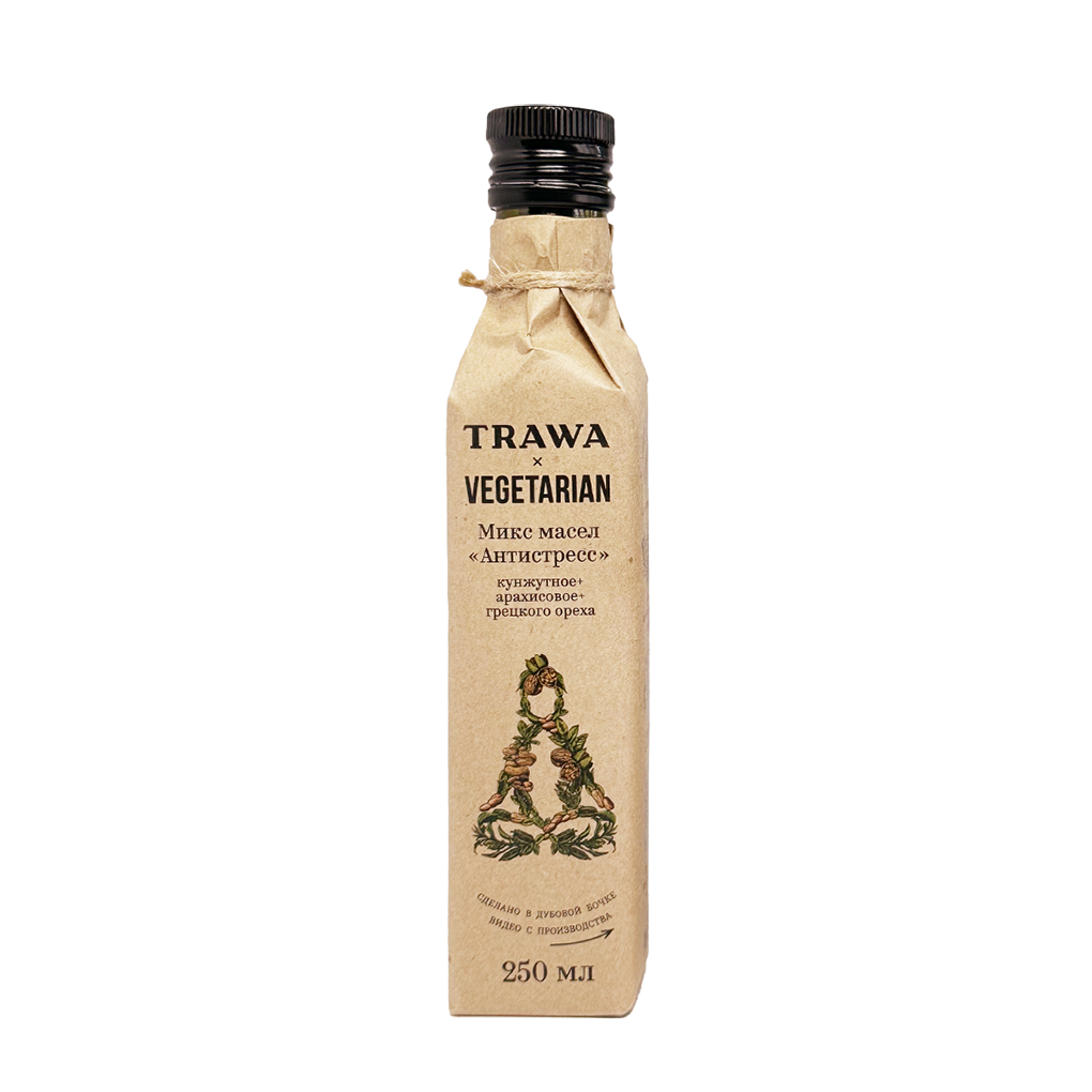 «АНТИСТРЕСС» микс сыродавленных масел TRAWA & Vegetarian.ru купить на сайте TRAWA