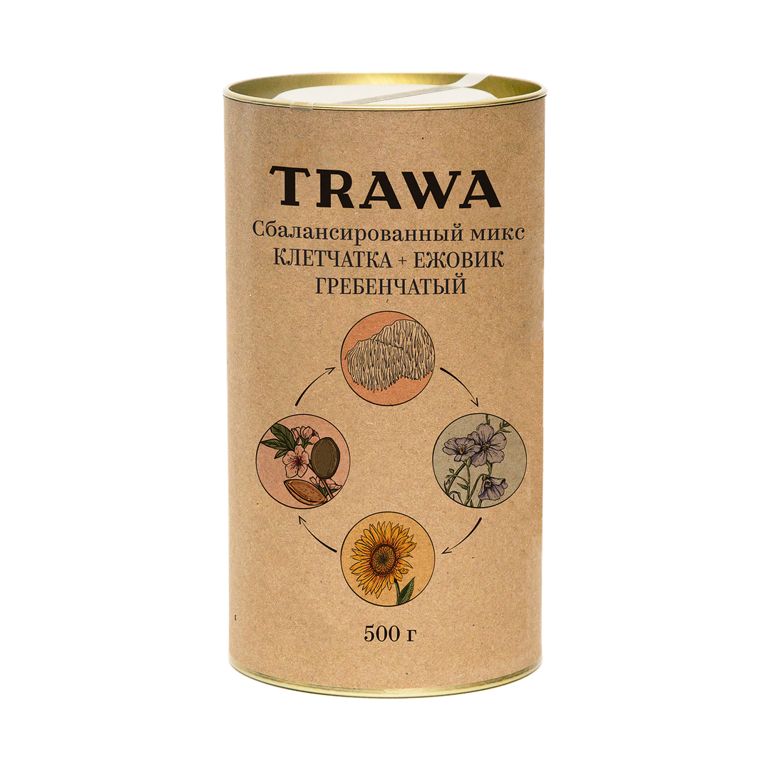 Клетчатка с ежовиком гребенчатым  купить на сайте TRAWA