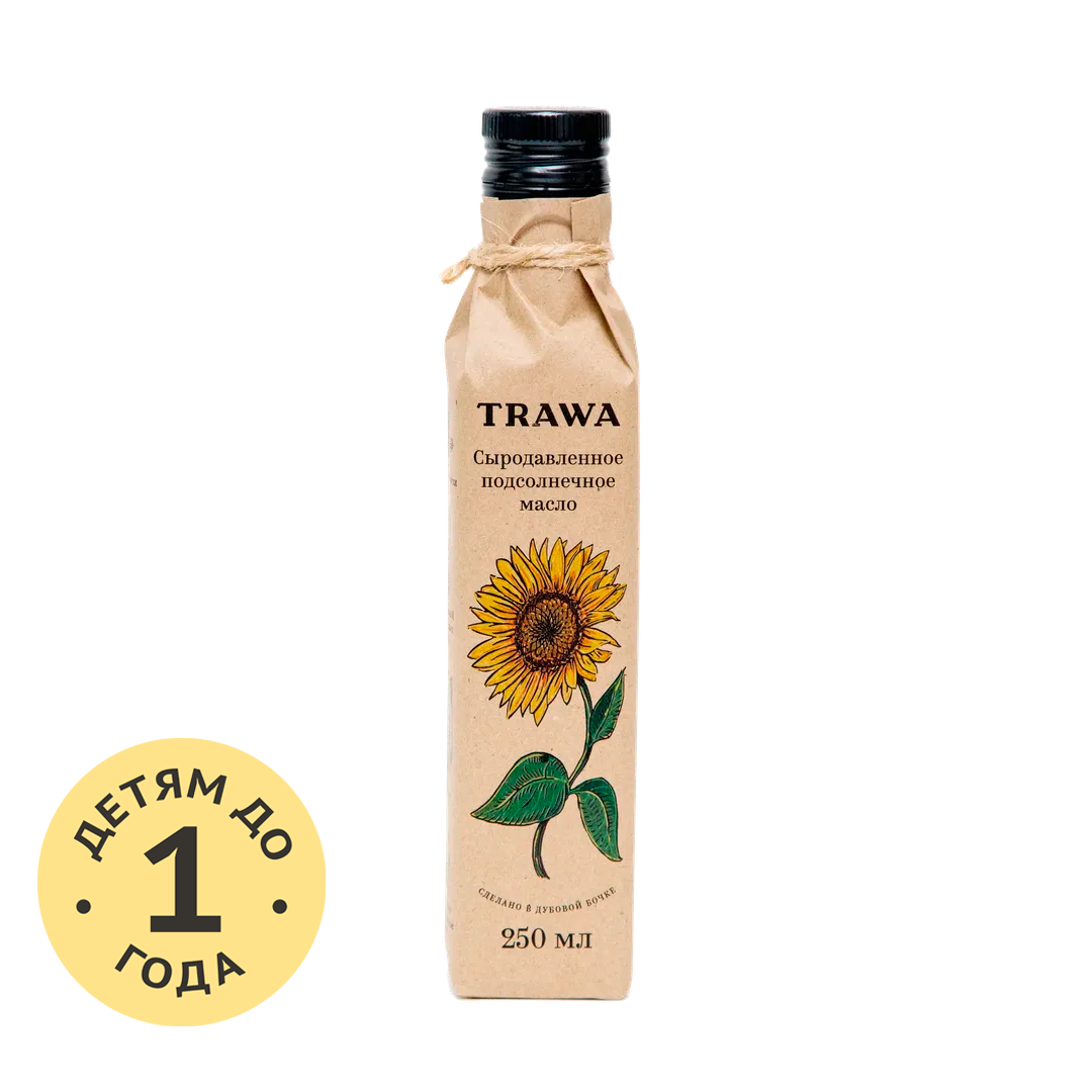 Масло ПОДСОЛНЕЧНОЕ сыродавленное купить на сайте TRAWA