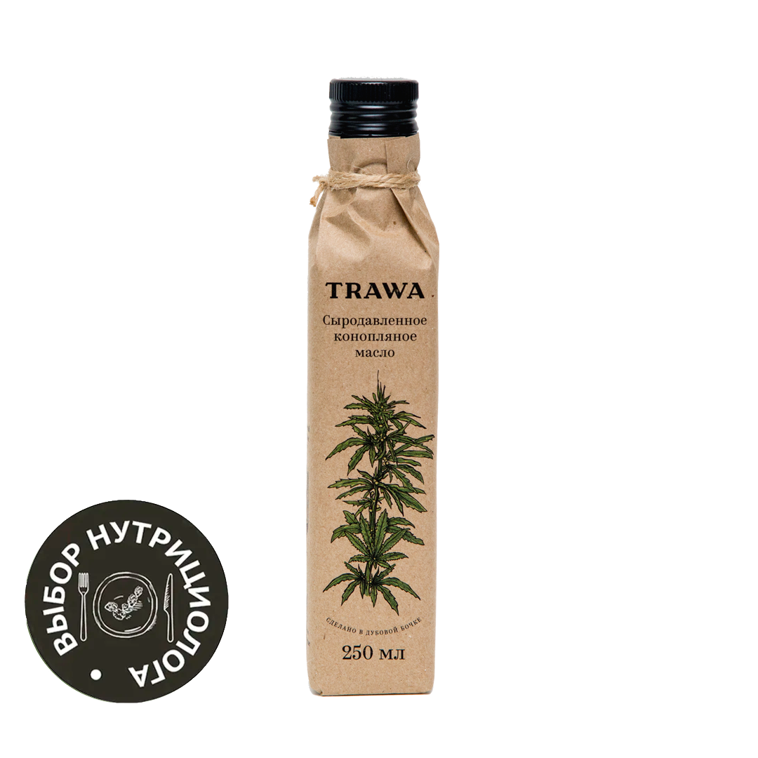 Масло КОНОПЛЯНОЕ сыродавленное купить на сайте TRAWA