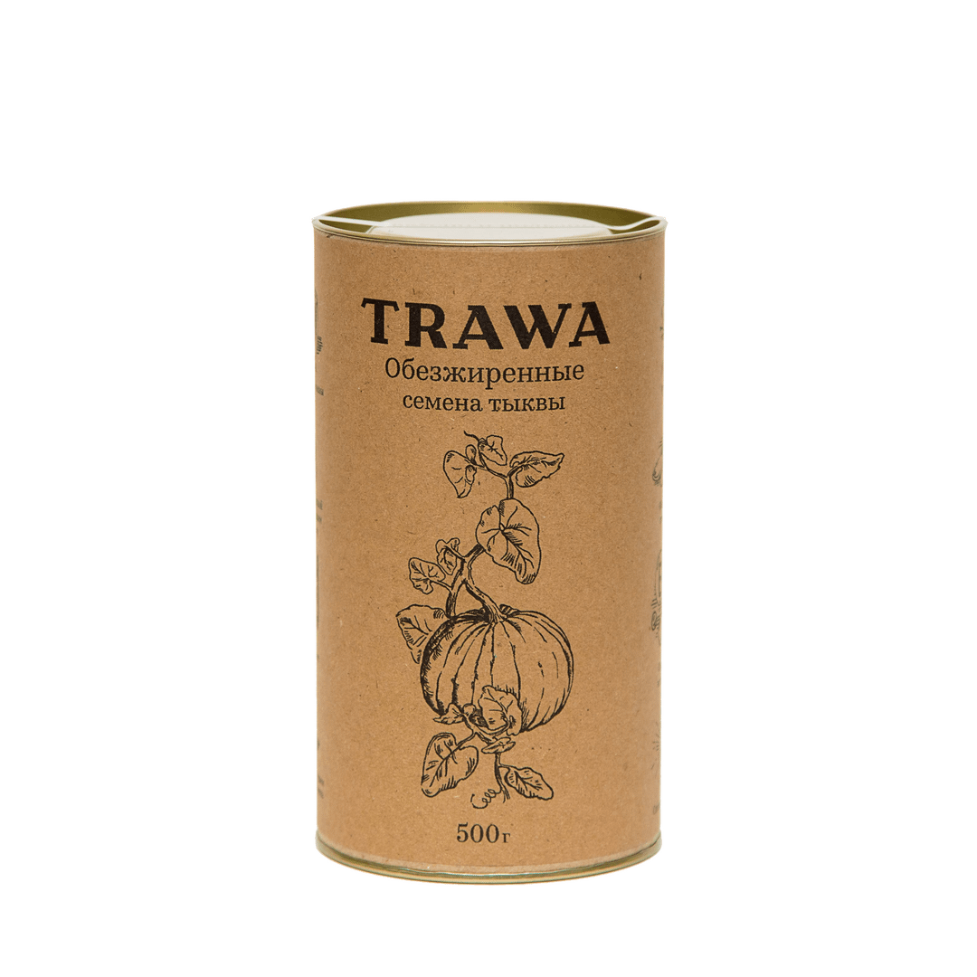 Обезжиренные семена тыквы купить на сайте TRAWA