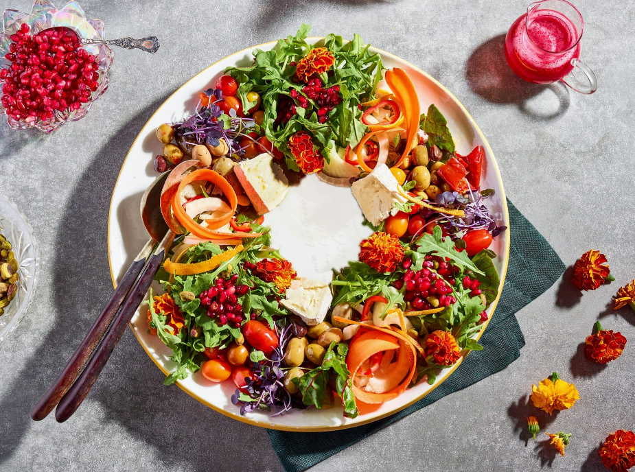 Салат-венок «Новогодний» К новогоднему столу Trawaoil