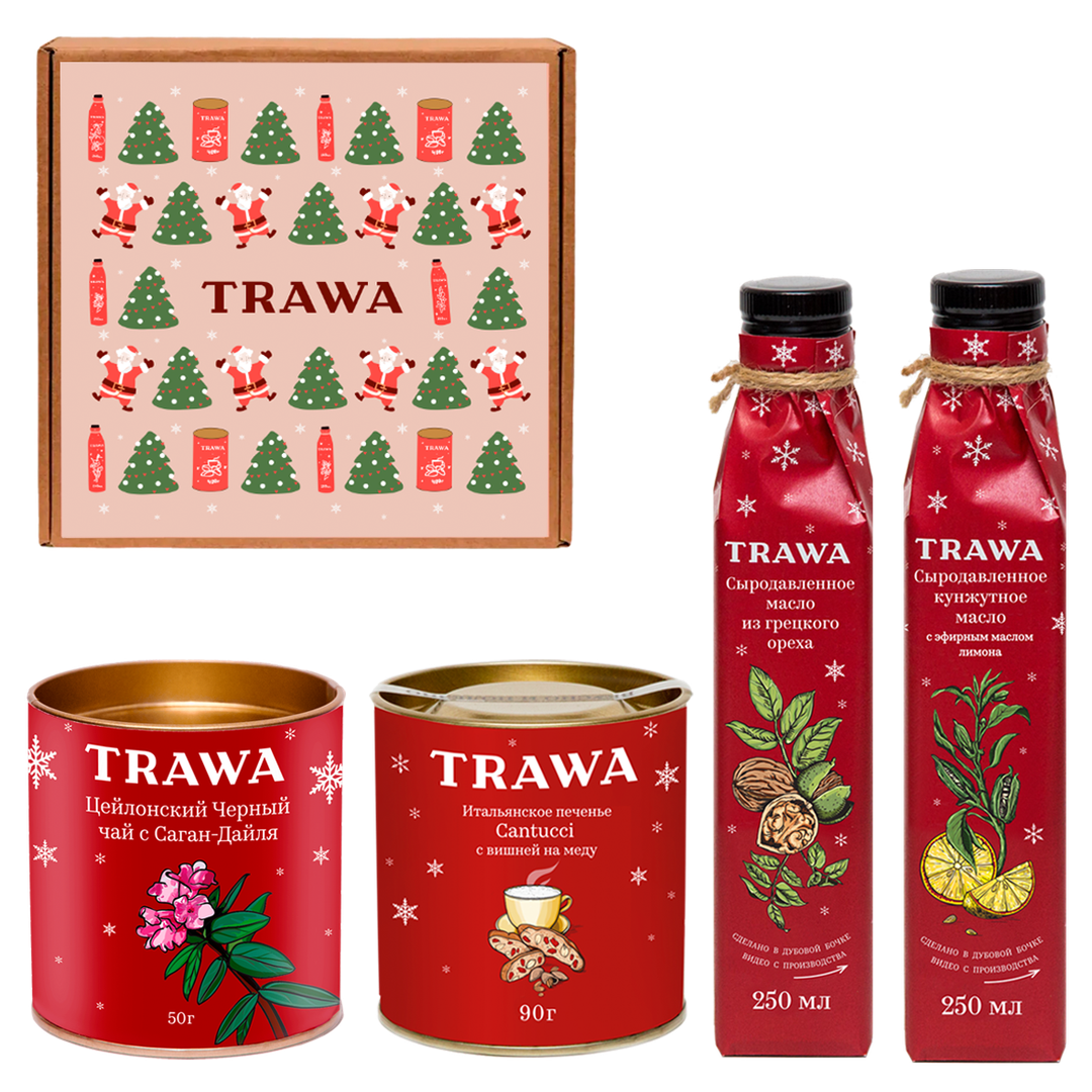 Новогодние подарочные наборы  купить на сайте Trawa