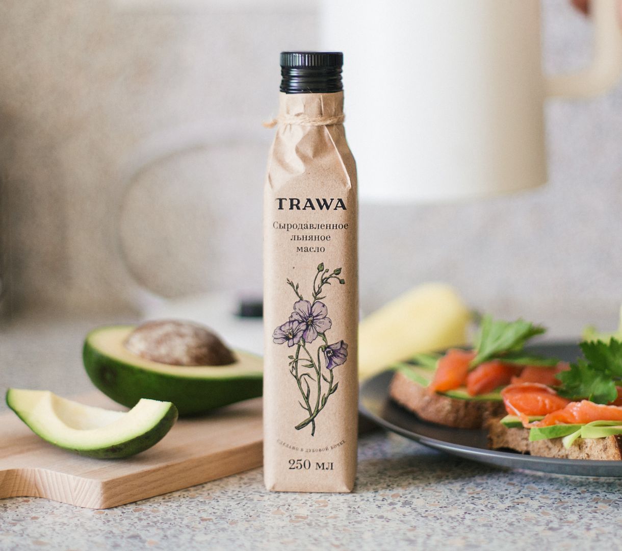 Дарим льняное масло TRAWA