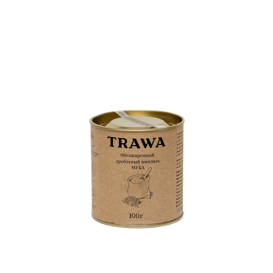 Обезжиренный и Дробленный Миндальный Орех (мука) купить онлайн на сайте TRAWA