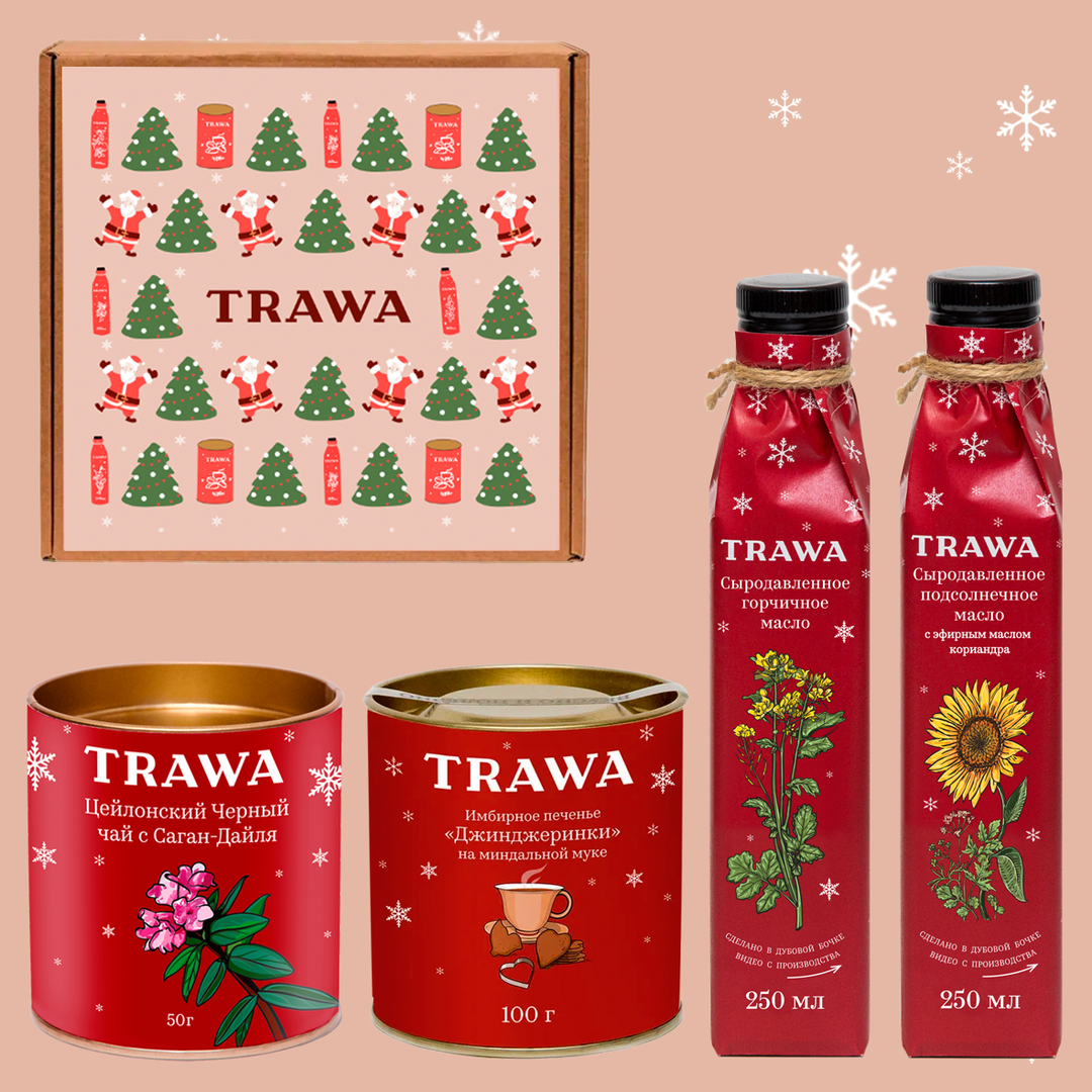 «Новогодних чудес!» набор, подарок к Новому году купить на сайте TRAWA