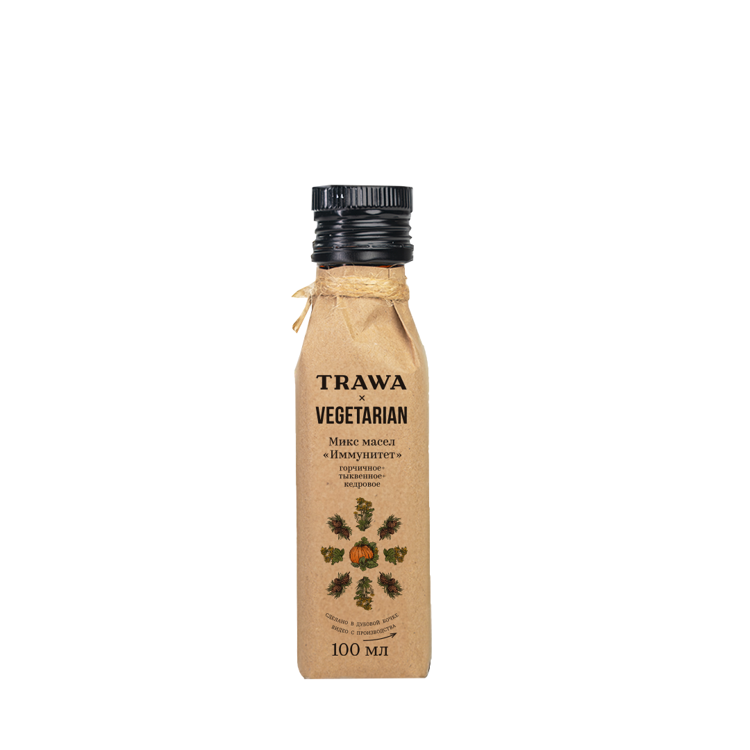 «ИММУНИТЕТ» микс сыродавленных масел TRAWA & Vegetarian.ru купить на сайте TRAWA