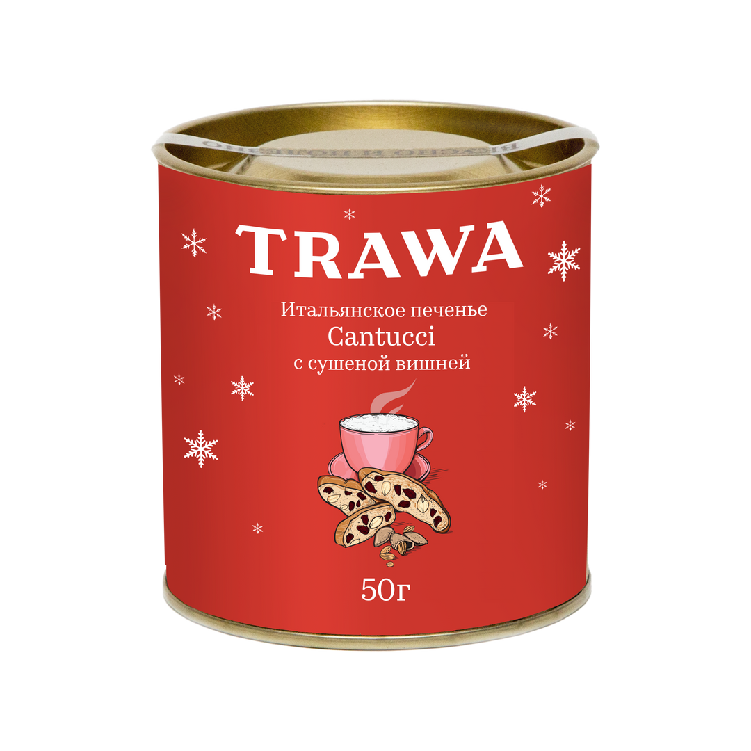Печенье Кантуччи С Сушеной Темной Вишней В Красном купить онлайн на сайте TRAWA