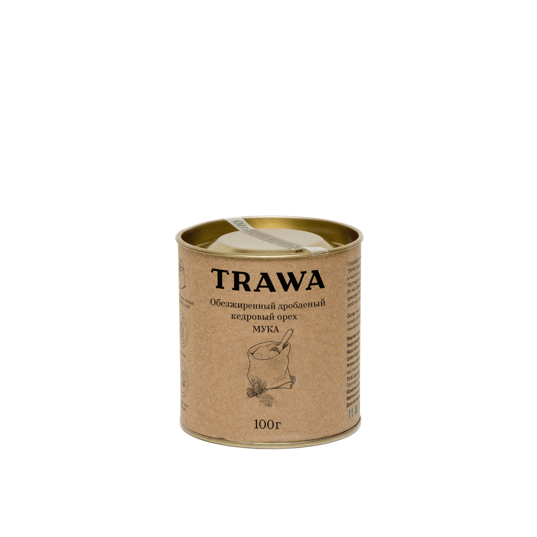 Обезжиренный и Дробленный Кедровый Орех (мука) купить на сайте TRAWA