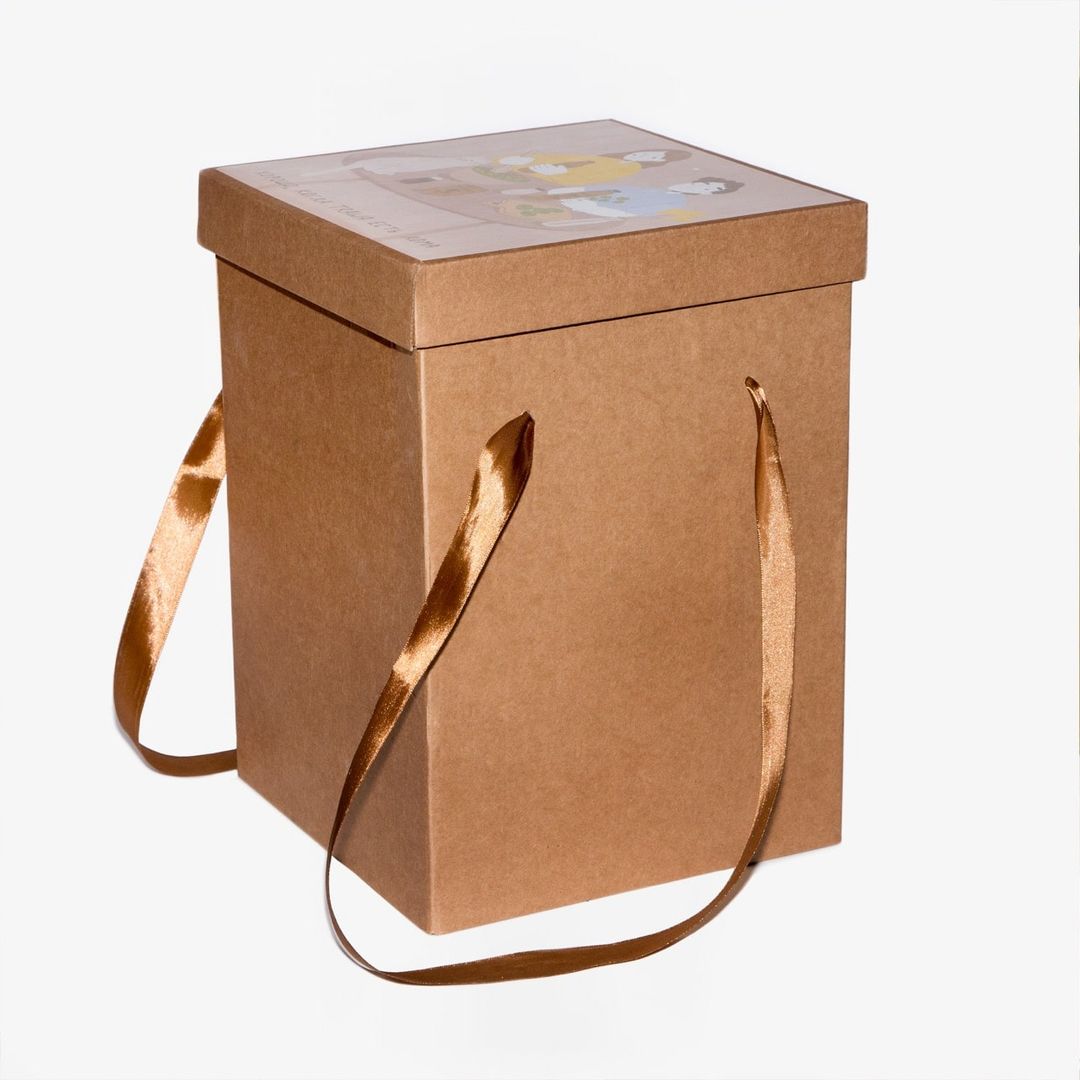 Коробка Крафт с Лентами (Регулярная) купить онлайн на сайте TRAWA