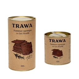 Сет Льняных Крекеров от Get Health (баночки 60 и 160 грамм) купить онлайн на сайте TRAWA