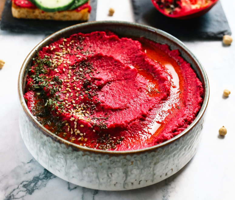 Свекольный хумус - TRAWA