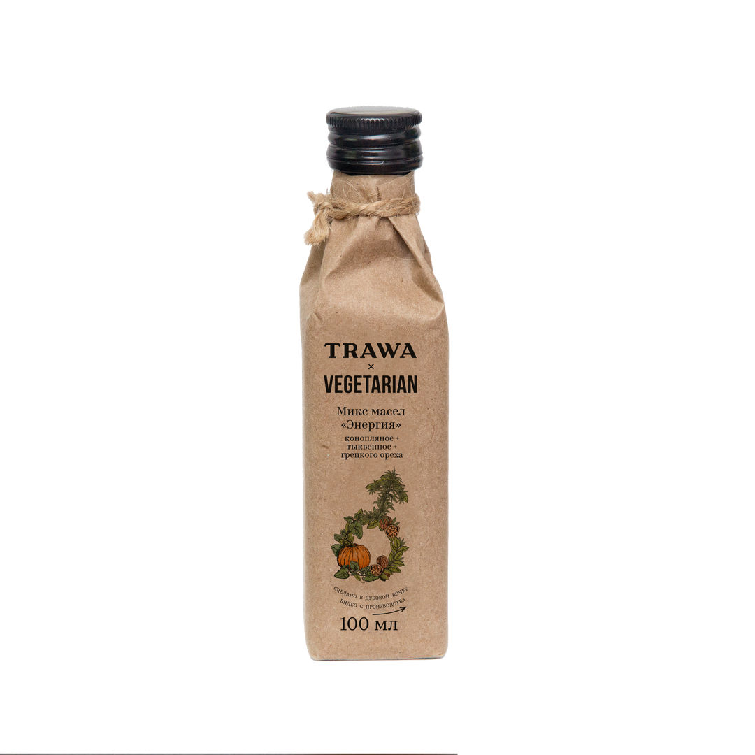Мужской Микс Масел Энергия (конопляное + тыквенное + грецкого ореха) купить на сайте TRAWA