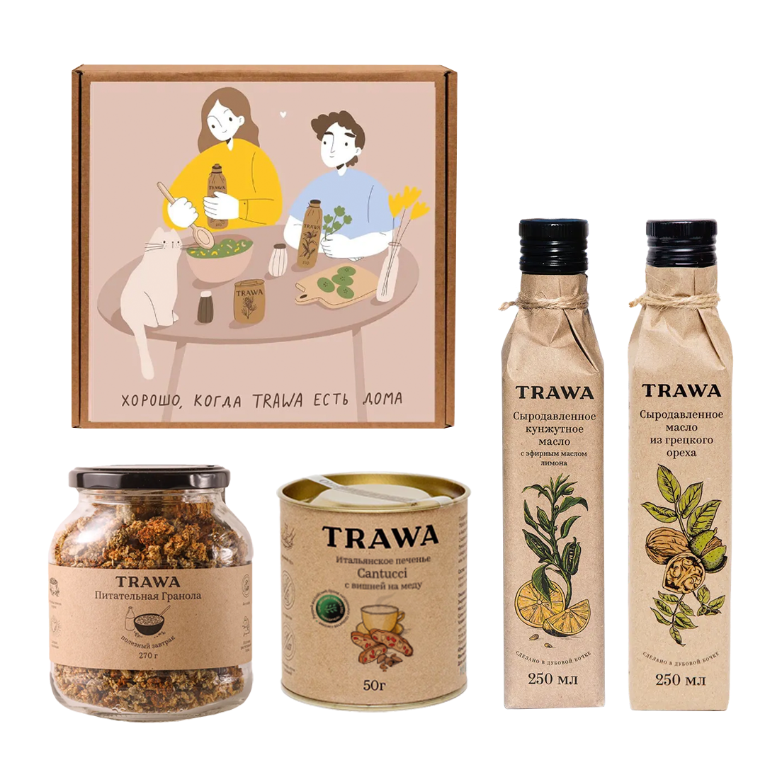 Подарочный набор "С наилучшими пожеланиями" купить на сайте TRAWA